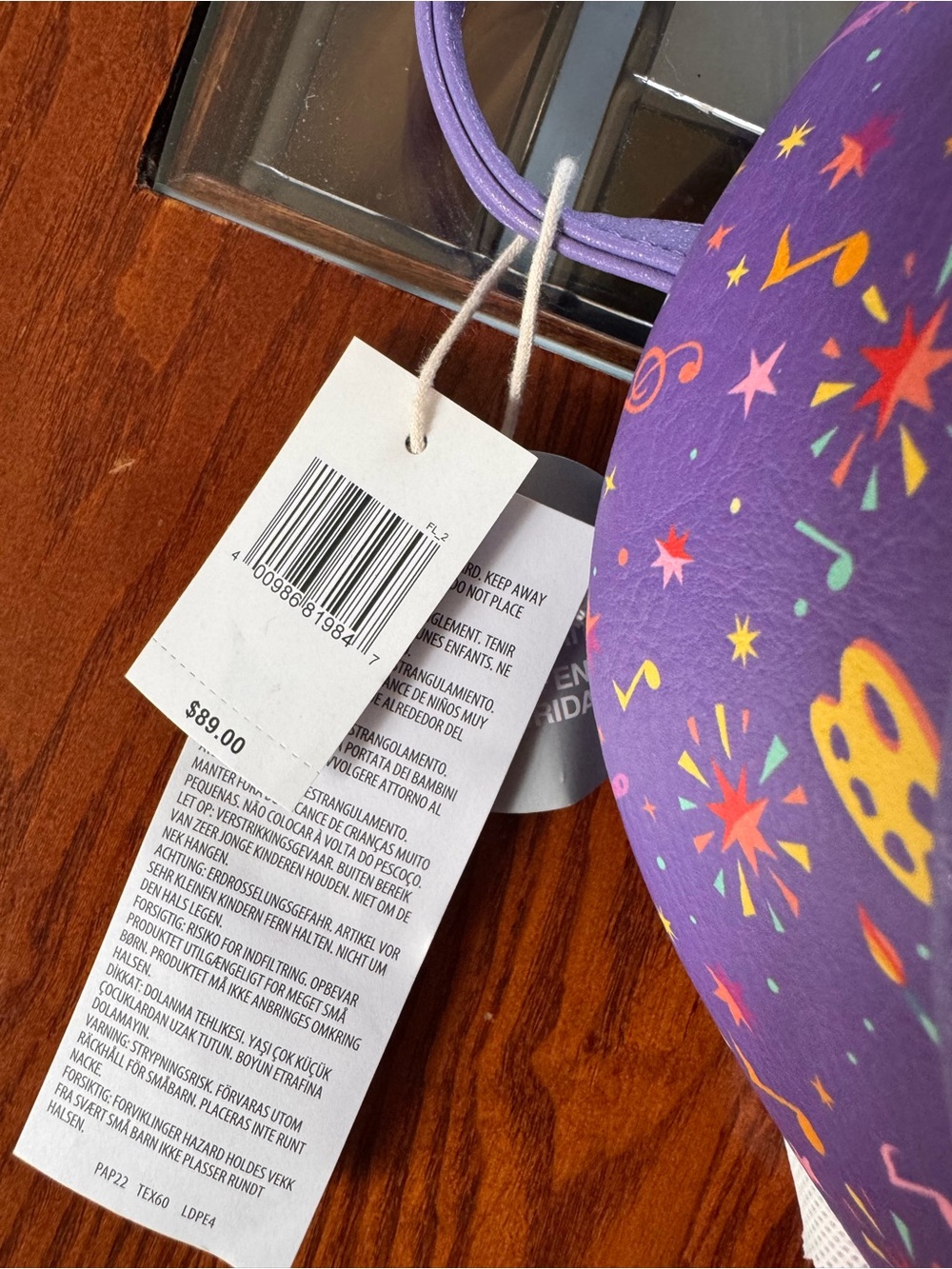 Disney Parks Figment Loungefly with glow in the dark Lightbulb LE - Picture 3 of 6